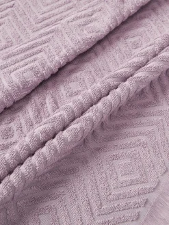 Handdoek Jacqui met hoog-laag patroon, in verschillende formaten