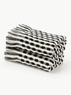 Handdoek Juniper met hoog-laag structuur, in verschillende formaten