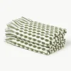 Handdoek Juniper met hoog-laag structuur, in verschillende formaten