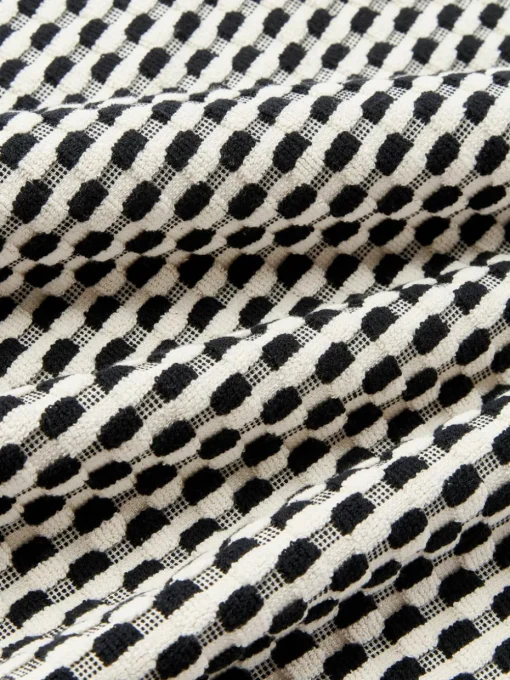 Handdoek Juniper met hoog-laag structuur, in verschillende formaten