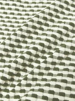 Handdoek Juniper met hoog-laag structuur, in verschillende formaten