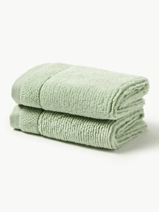 Handdoek Luxe met gestreepte rand, in verschillende formaten
