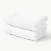 Handdoek Luxe met gestreepte rand, in verschillende formaten