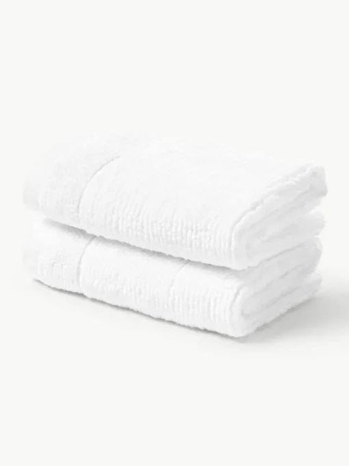 Handdoek Luxe met gestreepte rand, in verschillende formaten