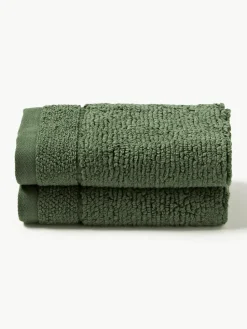 Handdoek Luxe met gestreepte rand, in verschillende formaten