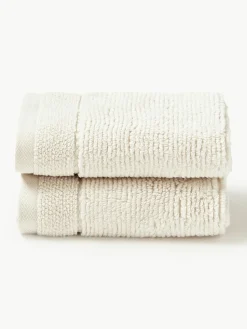 Handdoek Luxe met gestreepte rand, in verschillende formaten