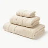 Handdoekenset Luxe met gestreepte rand, in verschillende setgroottes