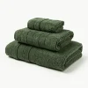 Handdoekenset Luxe met gestreepte rand, in verschillende setgroottes