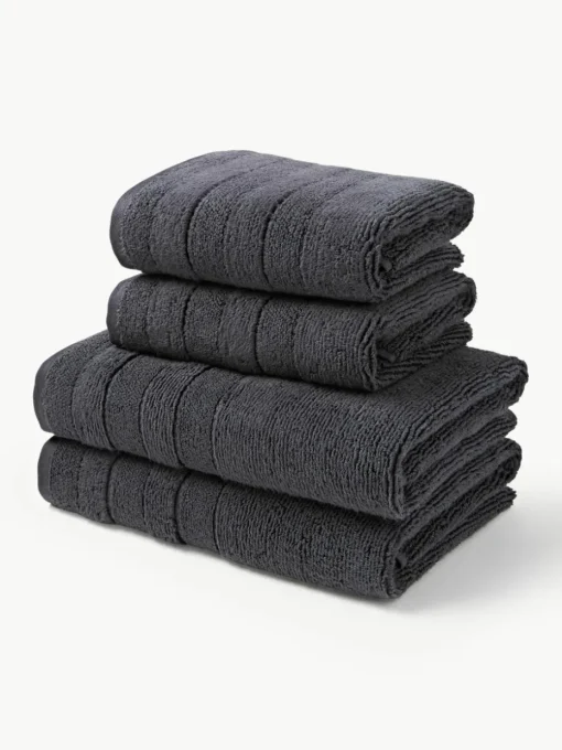 Handdoekenset Luxe met gestreepte rand, in verschillende setgroottes