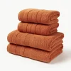Handdoekenset Luxe met gestreepte rand, in verschillende setgroottes