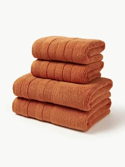 Handdoekenset Luxe met gestreepte rand, in verschillende setgroottes