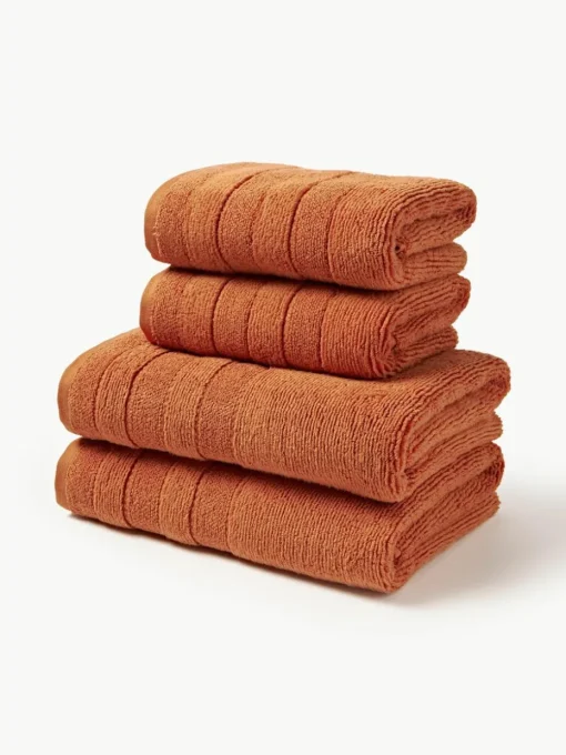 Handdoekenset Luxe met gestreepte rand, in verschillende setgroottes