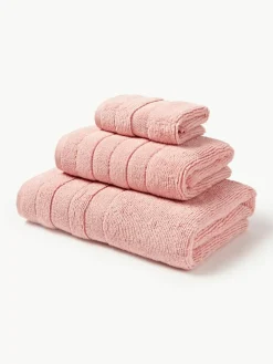 Handdoekenset Luxe met gestreepte rand, in verschillende setgroottes