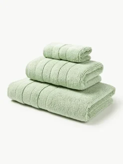 Handdoekenset Luxe met gestreepte rand, in verschillende setgroottes