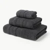Handdoekenset Luxe met gestreepte rand, in verschillende setgroottes
