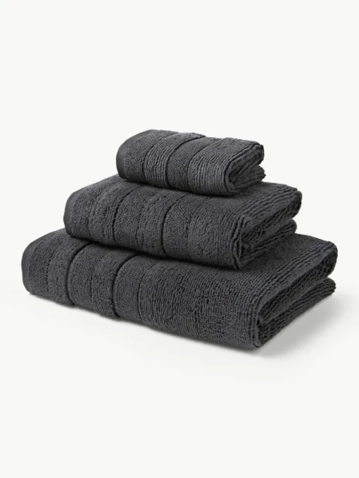 Handdoekenset Luxe met gestreepte rand, in verschillende setgroottes