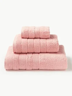 Handdoekenset Luxe met gestreepte rand, in verschillende setgroottes