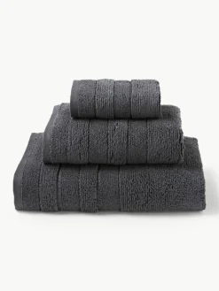 Handdoekenset Luxe met gestreepte rand, in verschillende setgroottes
