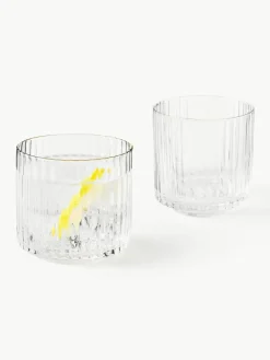Handgeblazen Aleo waterkaraf met waterglazen, set van 5