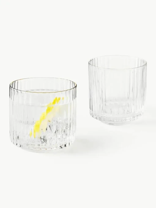 Handgeblazen Aleo waterkaraf met waterglazen, set van 5