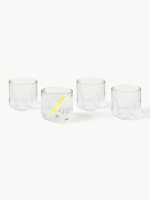 Handgeblazen Aleo waterkaraf met waterglazen, set van 5