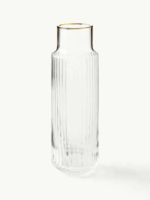 Handgeblazen Aleo waterkaraf met waterglazen, set van 5