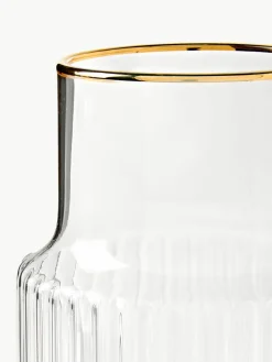 Handgeblazen Aleo waterkaraf met waterglazen, set van 5