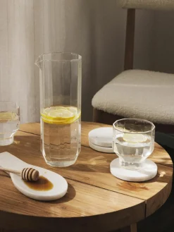 Handgeblazen waterkaraf met Angoli glazen, set van 5