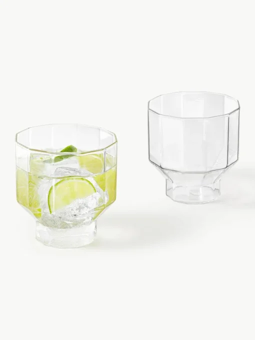 Handgeblazen waterkaraf met Angoli glazen, set van 5