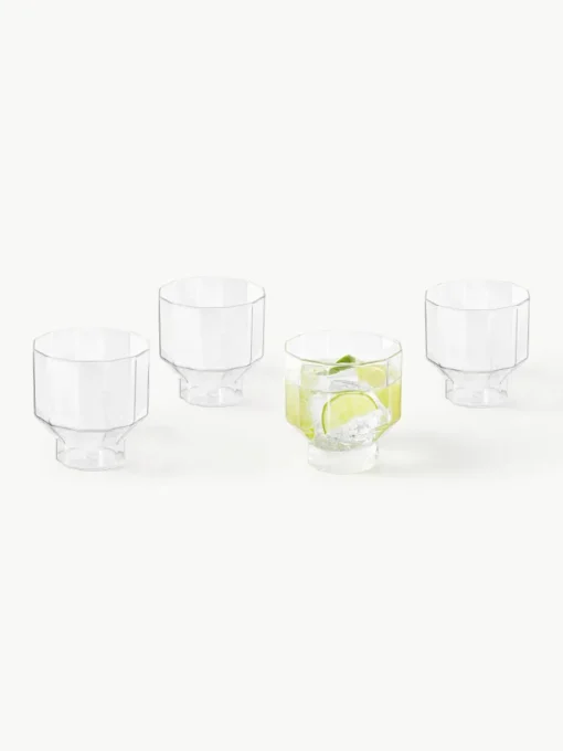Handgeblazen waterkaraf met Angoli glazen, set van 5