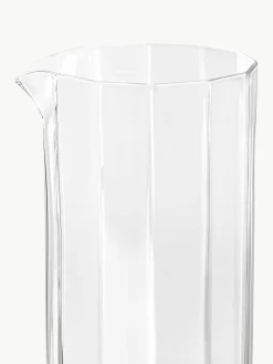 Handgeblazen waterkaraf met Angoli glazen, set van 5