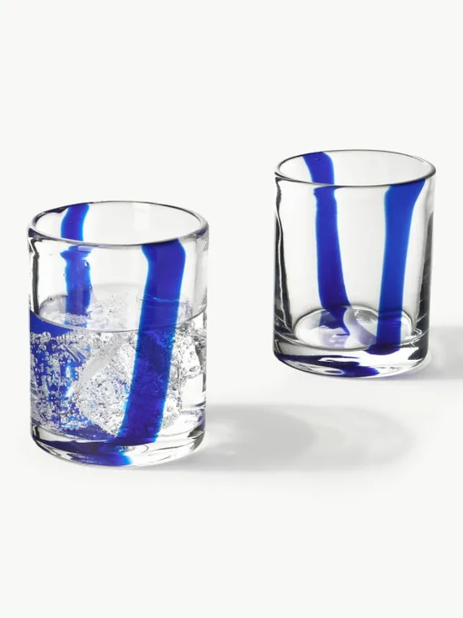 Handgeblazen waterkaraf Taha met waterglazen, set van 5