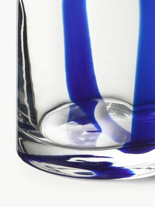 Handgeblazen waterkaraf Taha met waterglazen, set van 5