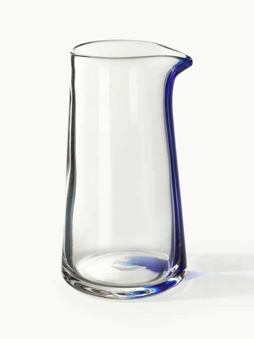 Handgeblazen waterkaraf Taha met waterglazen, set van 5