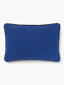 Handgeborduurde Katoenen kussenhoes Eye