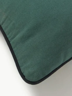 Handgeborduurde katoenen kussenhoes Eye