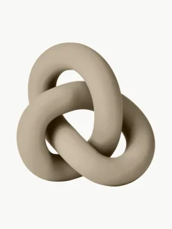 Handgemaakt decoratief object Knot, H 9 cm