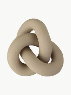 Handgemaakt decoratief object Knot, H 6 cm
