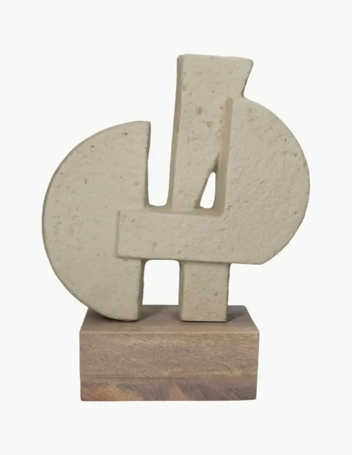 Handgemaakt decoratief objectornament van papier-maché