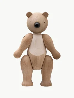 Handgemaakt decoratief object Bär van eikenhout