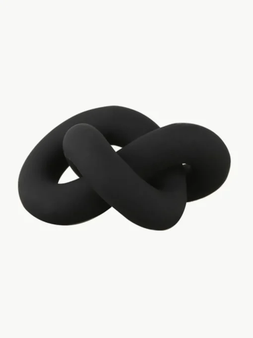 Handgemaakt decoratief object Knot, H 9 cm