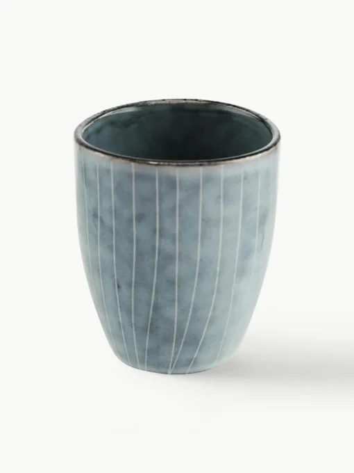 Handgemaakt espressokopje Nordic Sea, 6 stuks