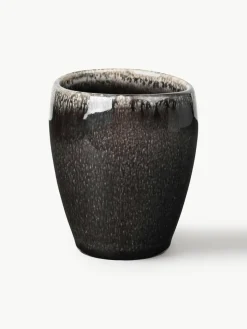 Handgemaakt espressokopje Nordic Coal, 6 stuks