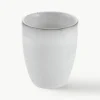 Handgemaakt espressokopje Nordic Sand, 6 stuks