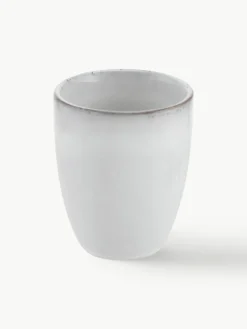 Handgemaakt espressokopje Nordic Sand, 6 stuks