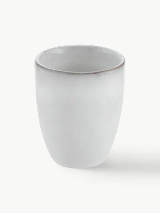 Handgemaakt espressokopje Nordic Sand, 6 stuks