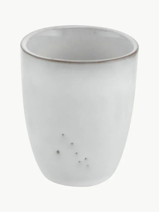 Handgemaakt espressokopje Nordic Sand, 6 stuks