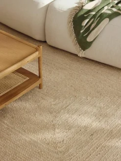 Handgemaakt juten vloerkleed Sharmila