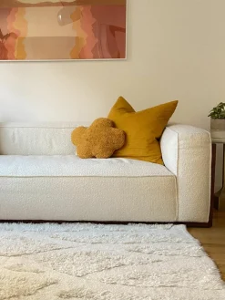 Handgemaakt katoenen knuffelkussen Cloud