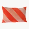 Handgemaakt katoenen kussen Striped